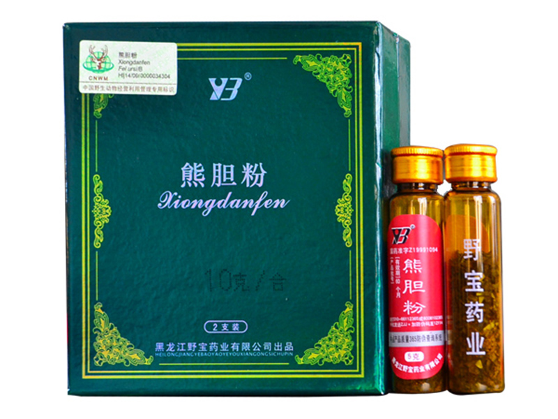 5克*2瓶/盒熊膽粉